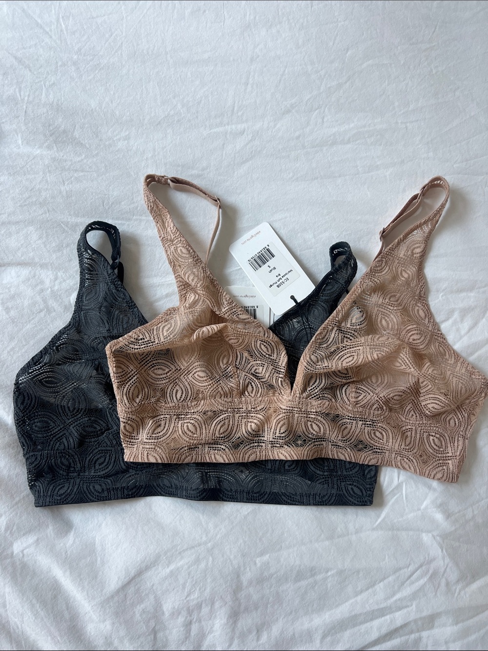 Else Mariposa Soft Plunge Bra -Lot of two! Size S.